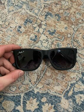 Ray-Ban Matte Black Polarized Sunglasses